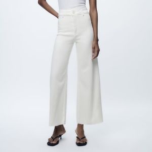 Zara High-Waisted ZW Marine Straight Jeans
